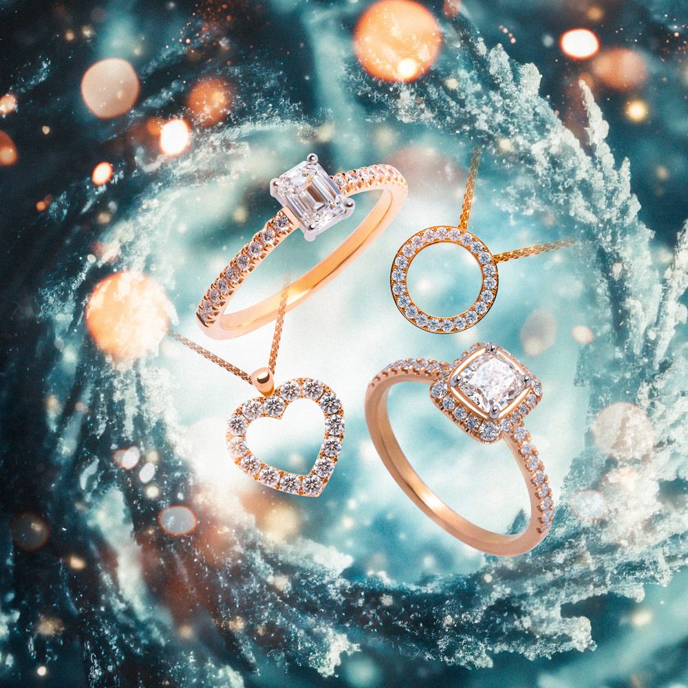 Weihnachten in 750/- Gold mit GIA-Brillanten Exklusiv von Juwelier Schumacher in Stuttgart